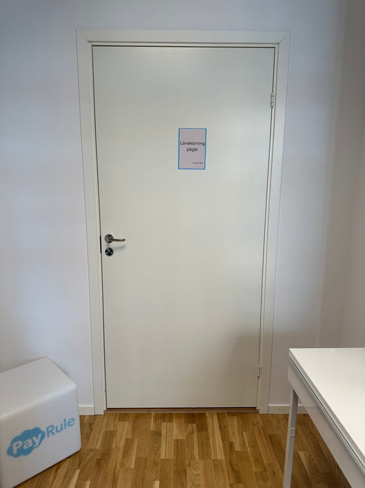 POSTER - 21 x 15 - Lönekörning pågår - Lönebekännelser