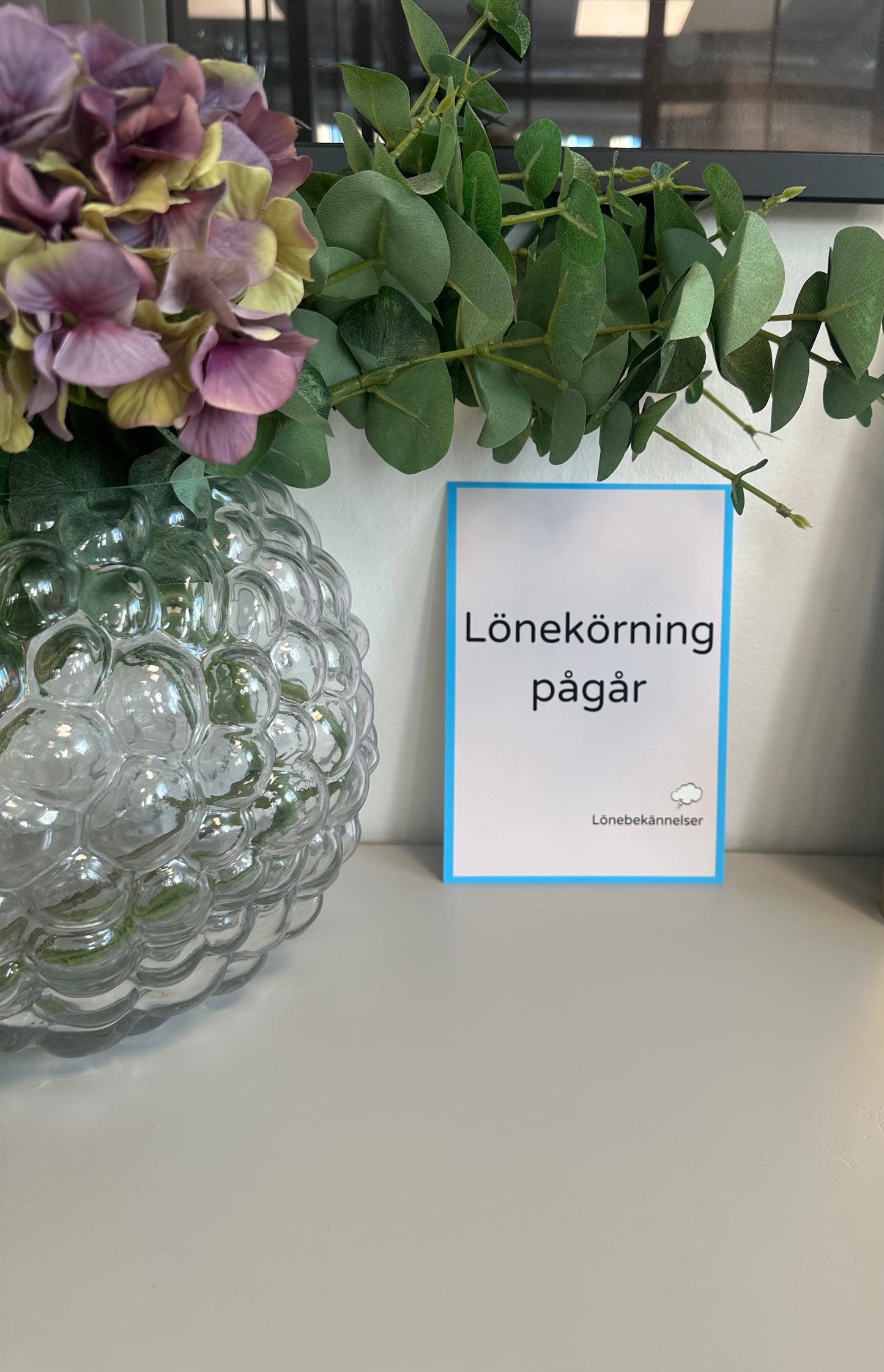 POSTER - 21 x 15 - Lönekörning pågår - Lönebekännelser