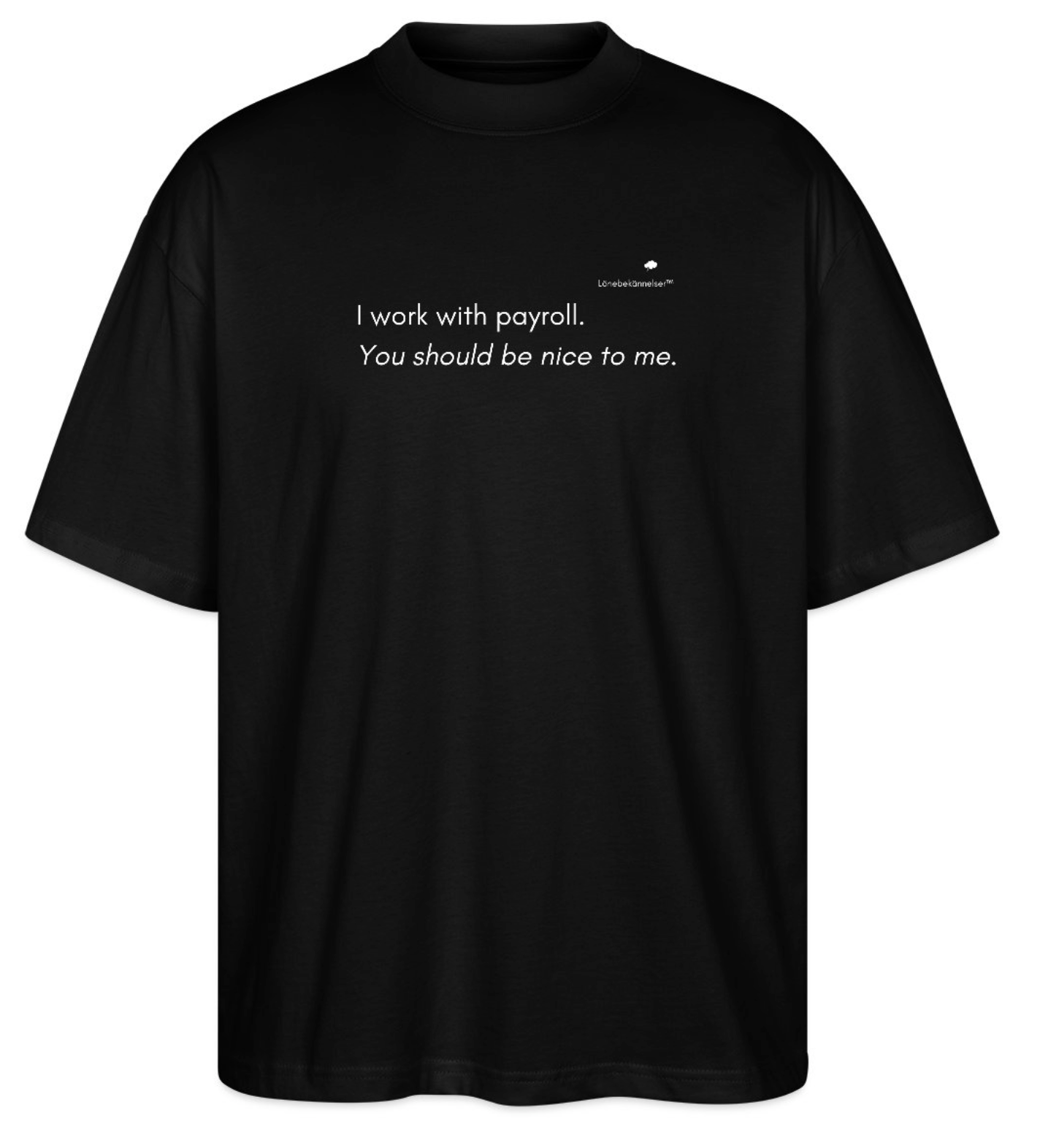 T-SHIRT - Payroll Specialist - SVART